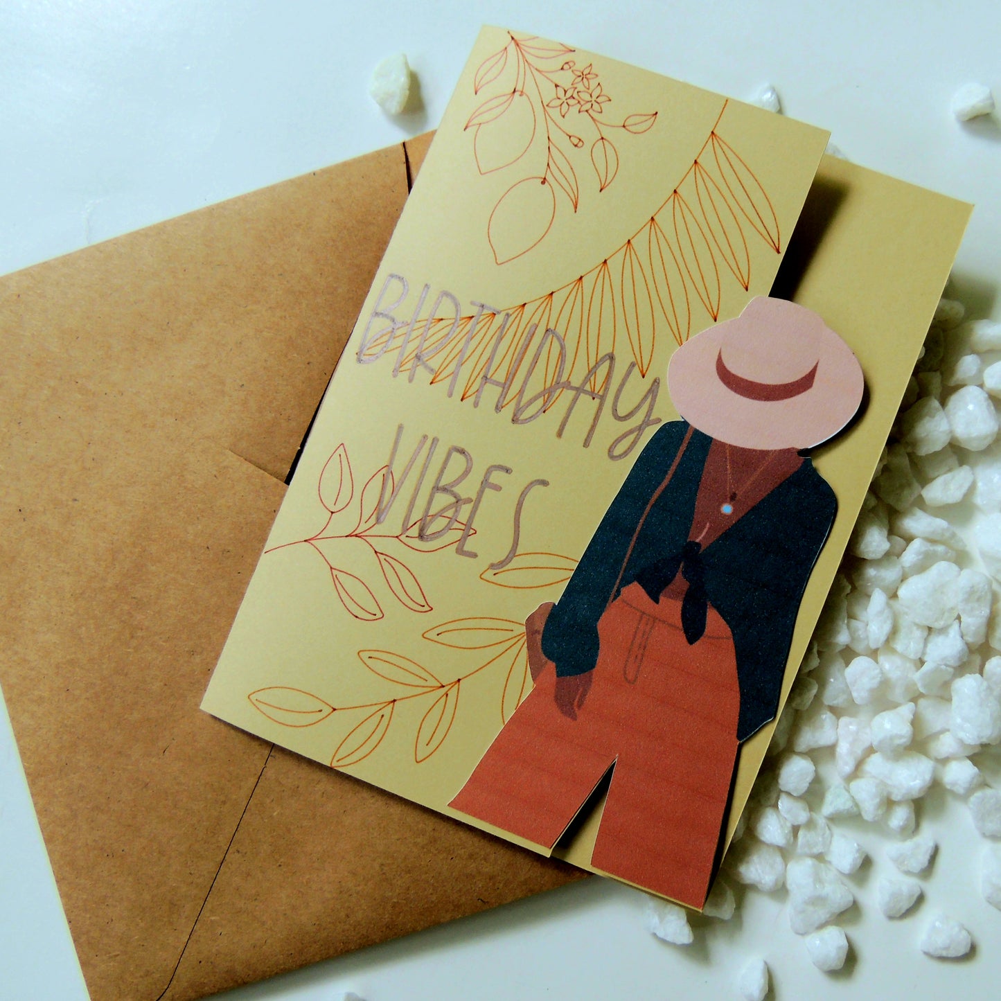 Birthday Vibes Greeting Card