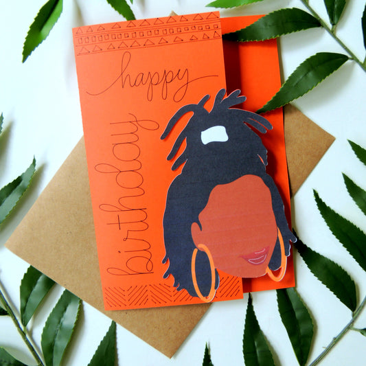 Loc Goddess Birthday Card