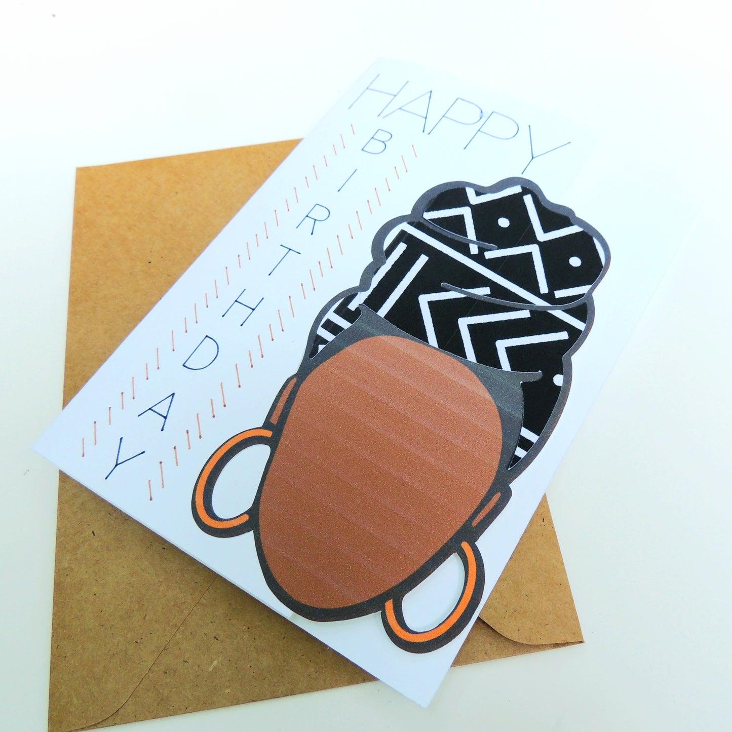 Headwrap Queen Birthday Greeting Card