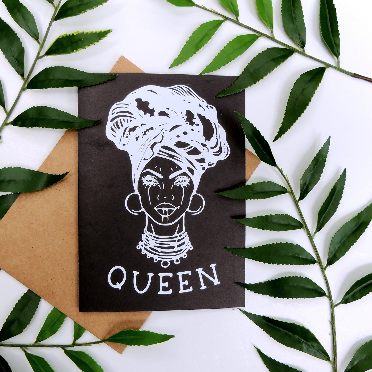 Black Queen Greeting Card