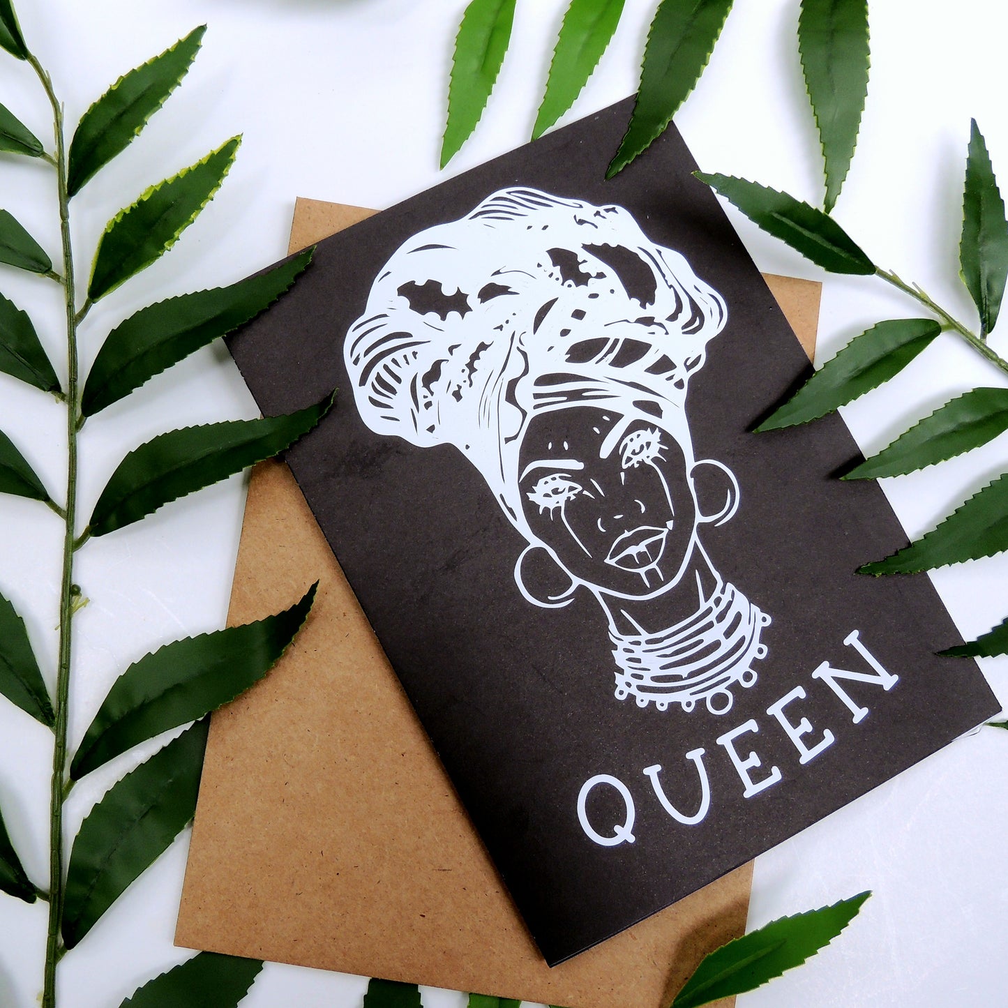 Black Queen Greeting Card
