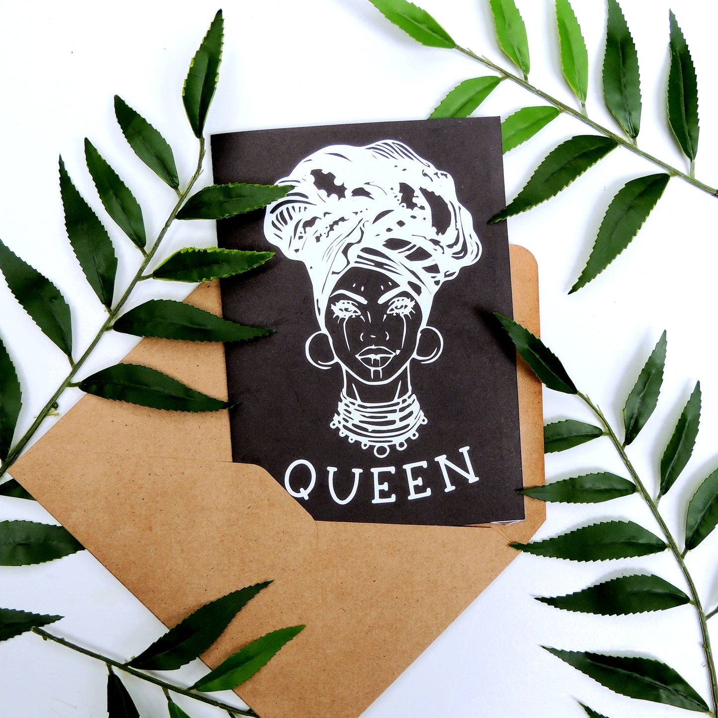 Black Queen Greeting Card