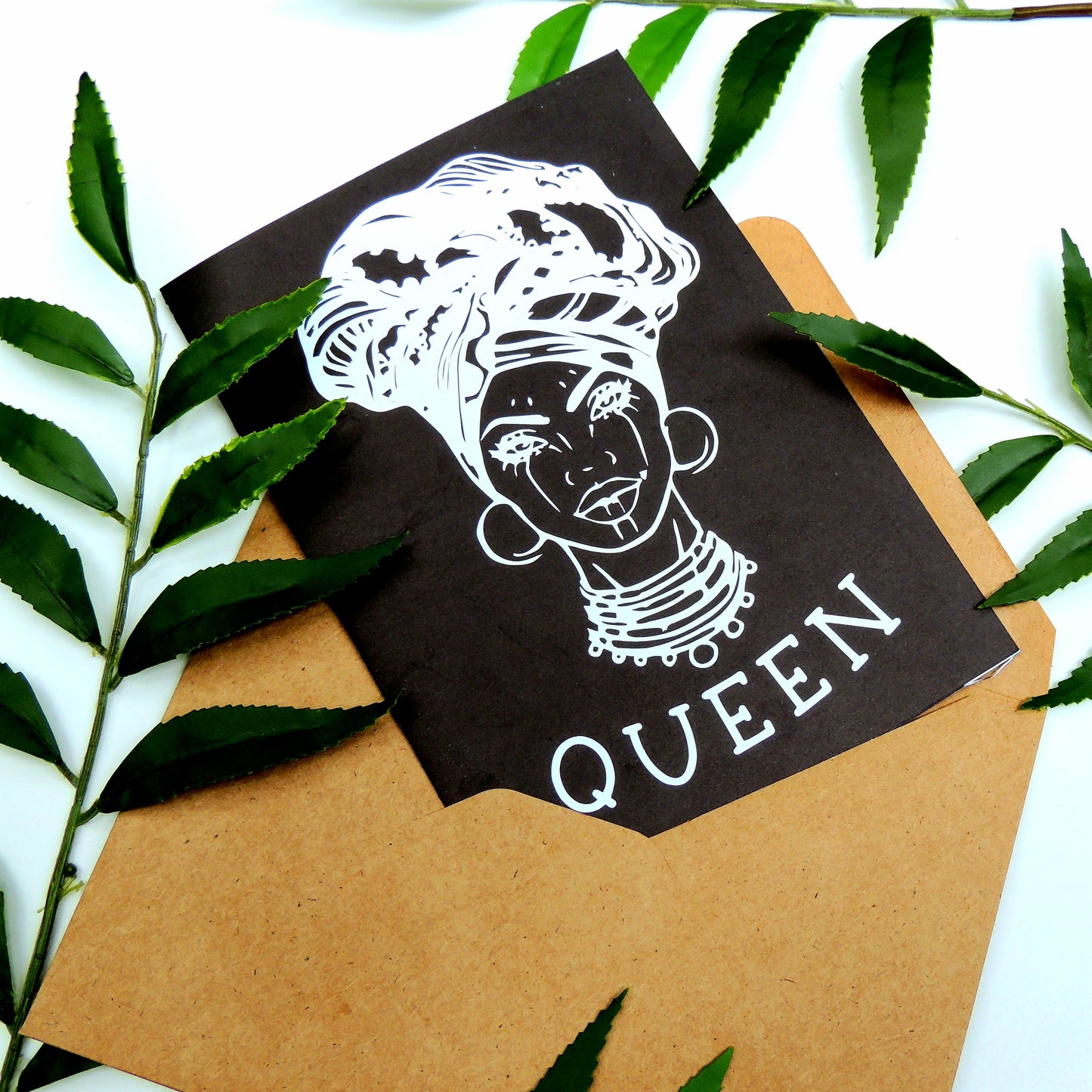 Black Queen Greeting Card