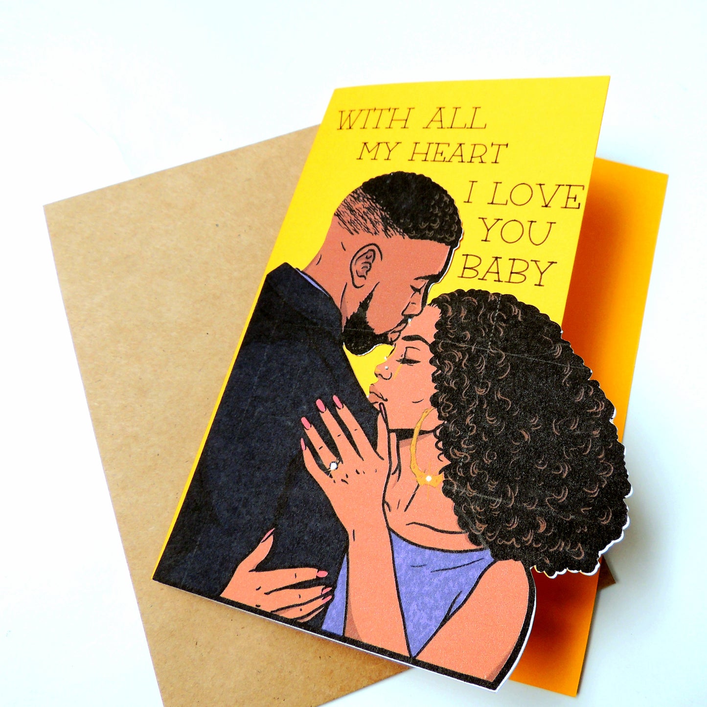 I Love You Black Love Card