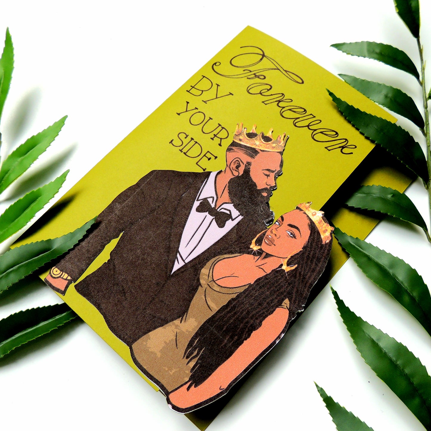 By Your Side Black Love Card
