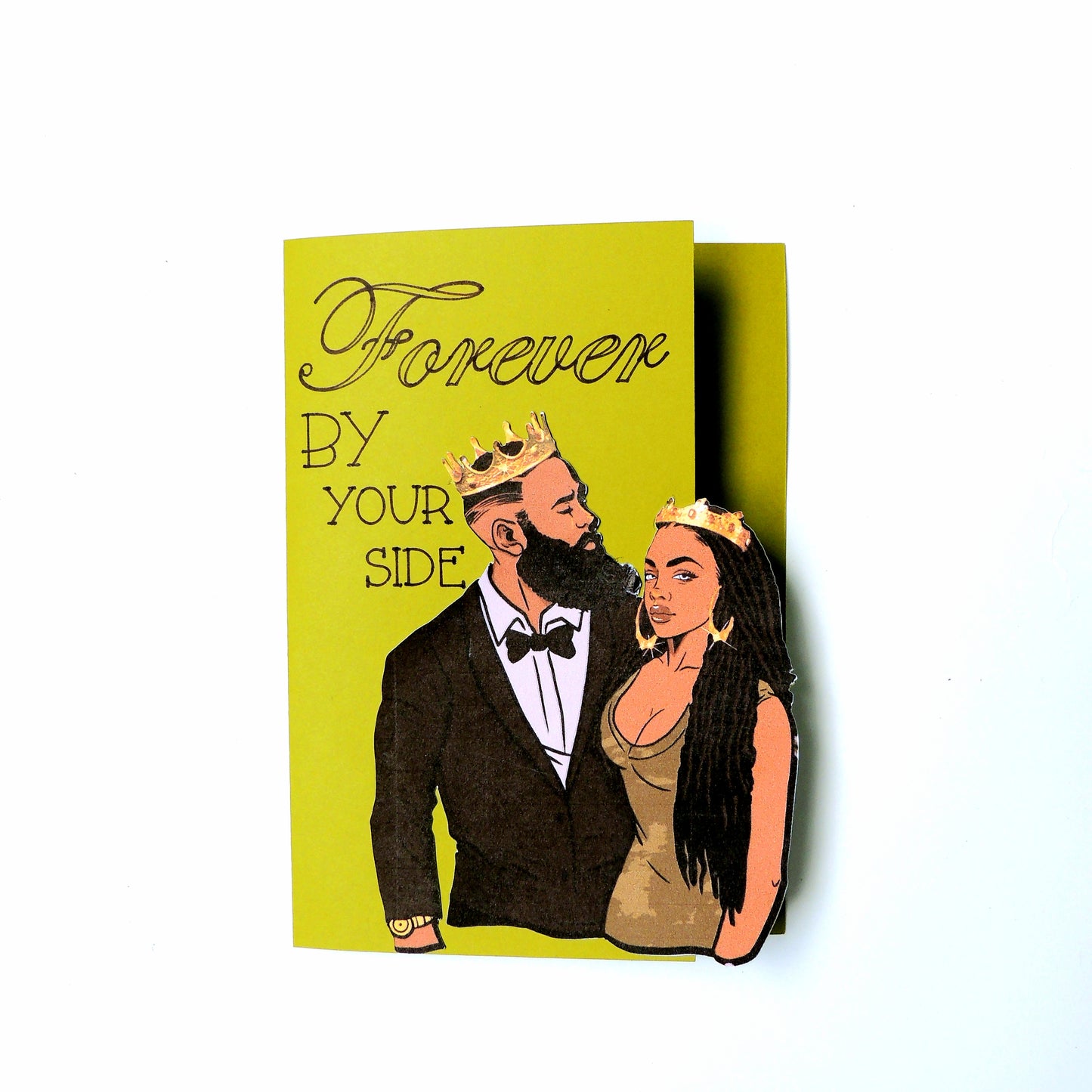 By Your Side Black Love Card
