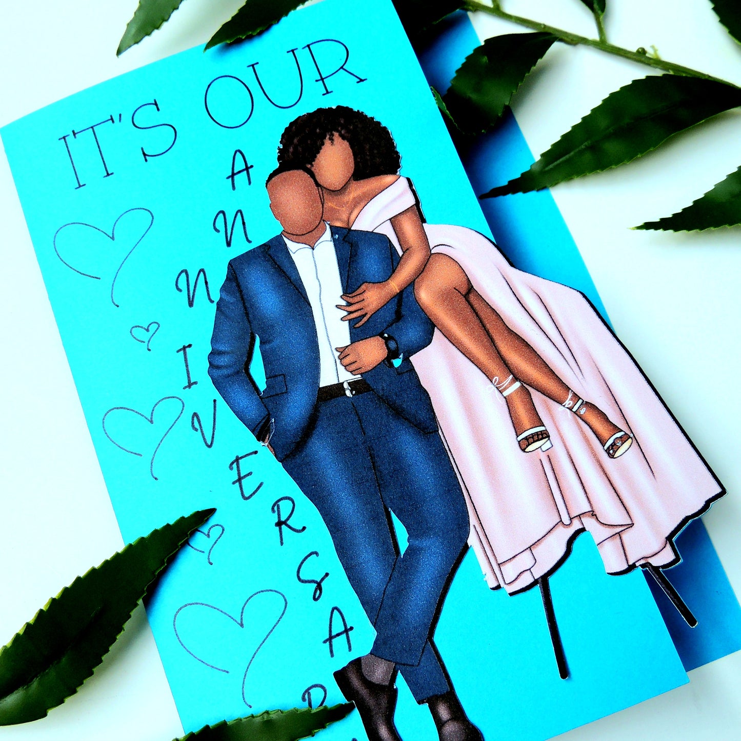 Anniversary Black Love Card