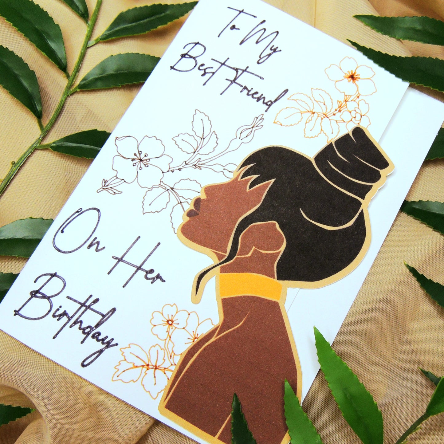 Neutral Best Friend Birthday Card
