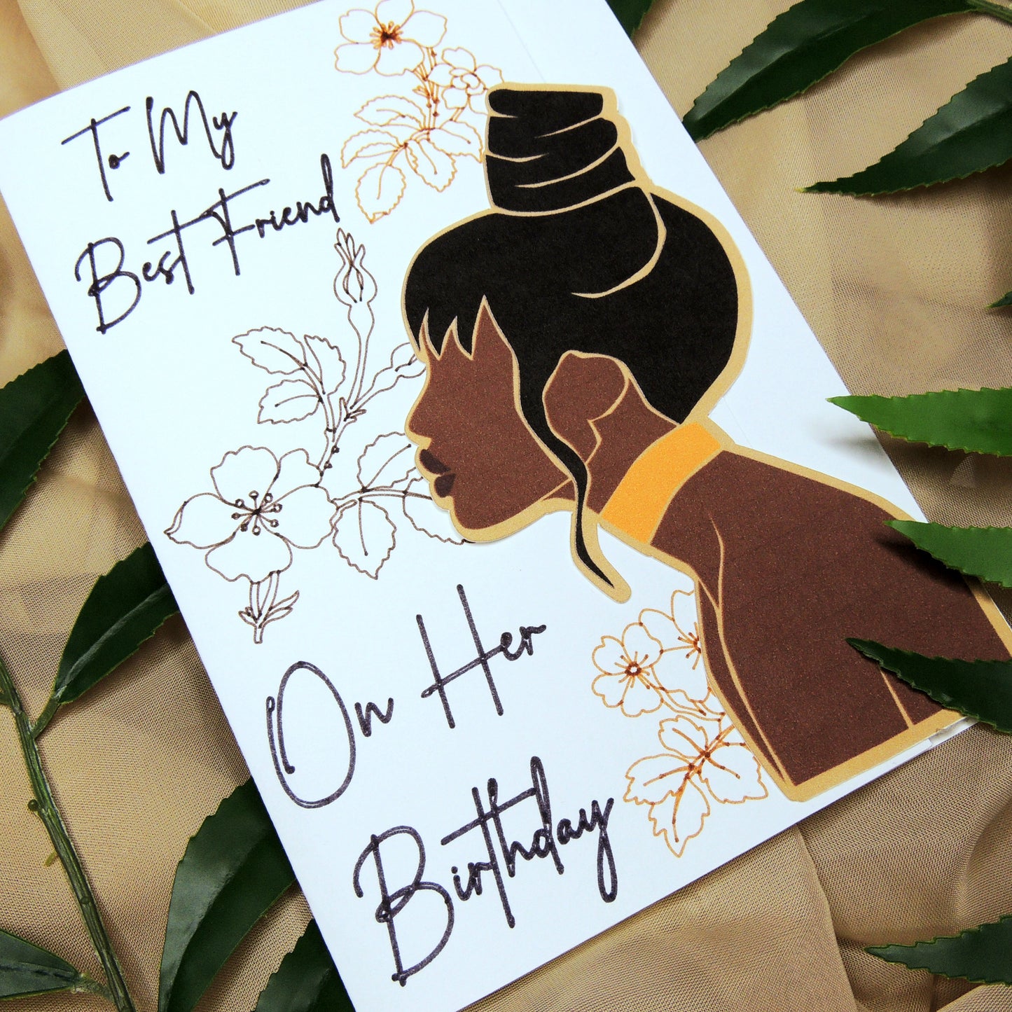 Neutral Best Friend Birthday Card