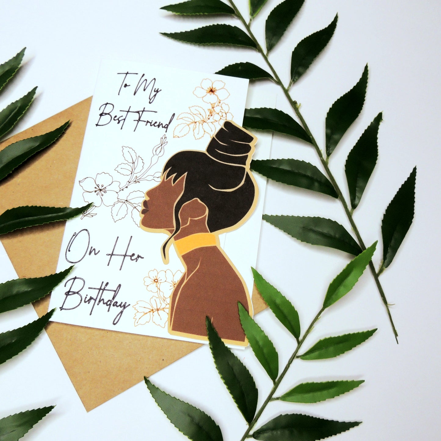 Neutral Best Friend Birthday Card