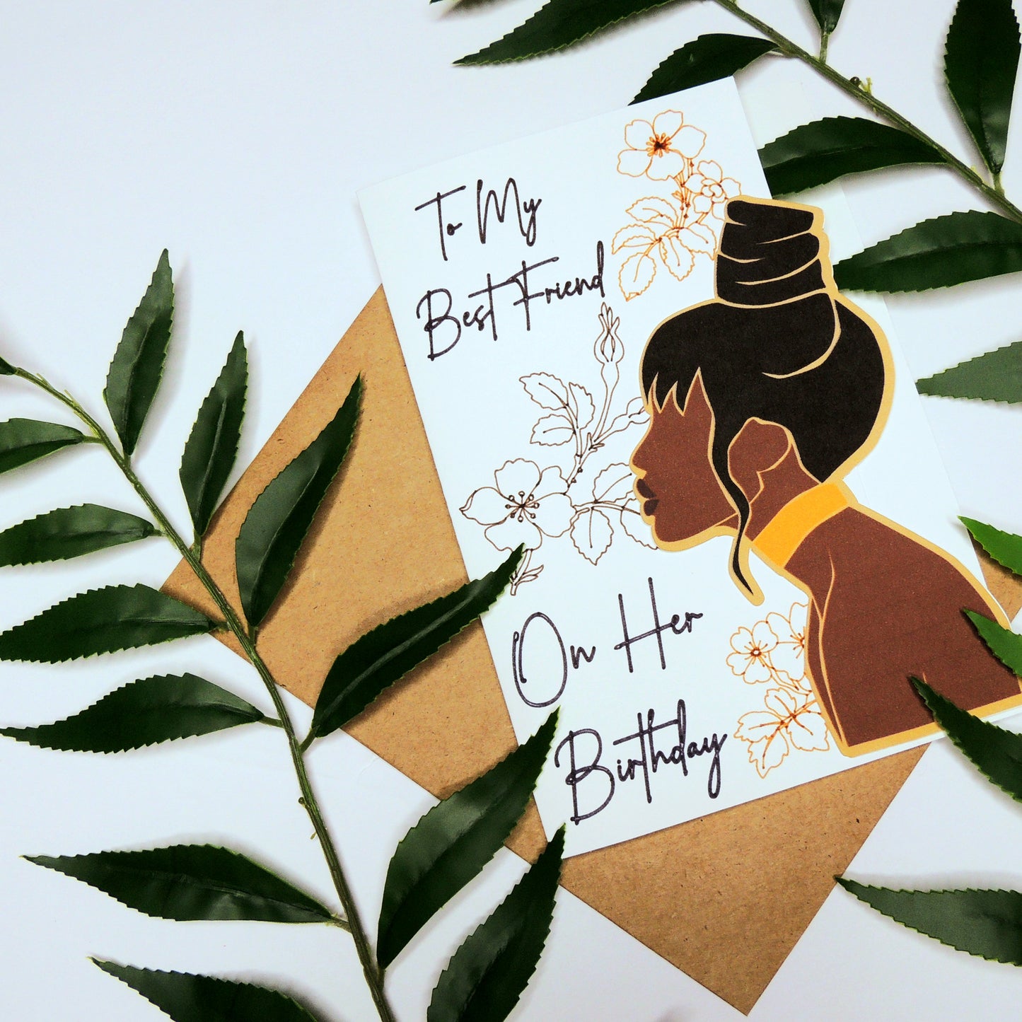 Neutral Best Friend Birthday Card
