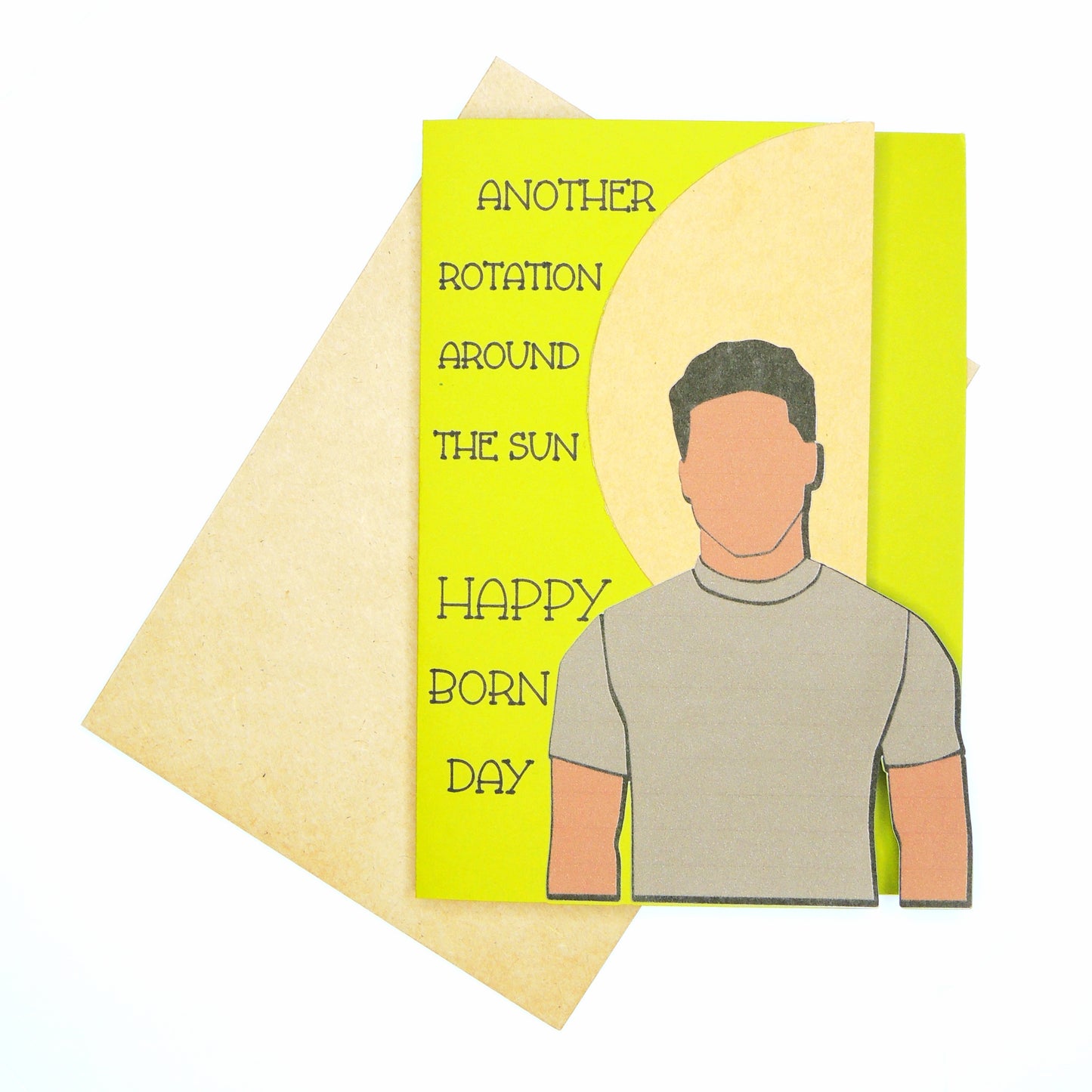 Bohemian African American Male Birthday Card