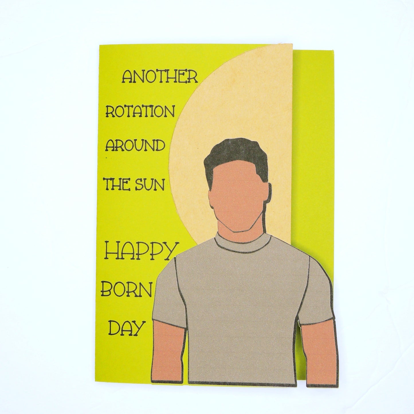 Bohemian African American Male Birthday Card
