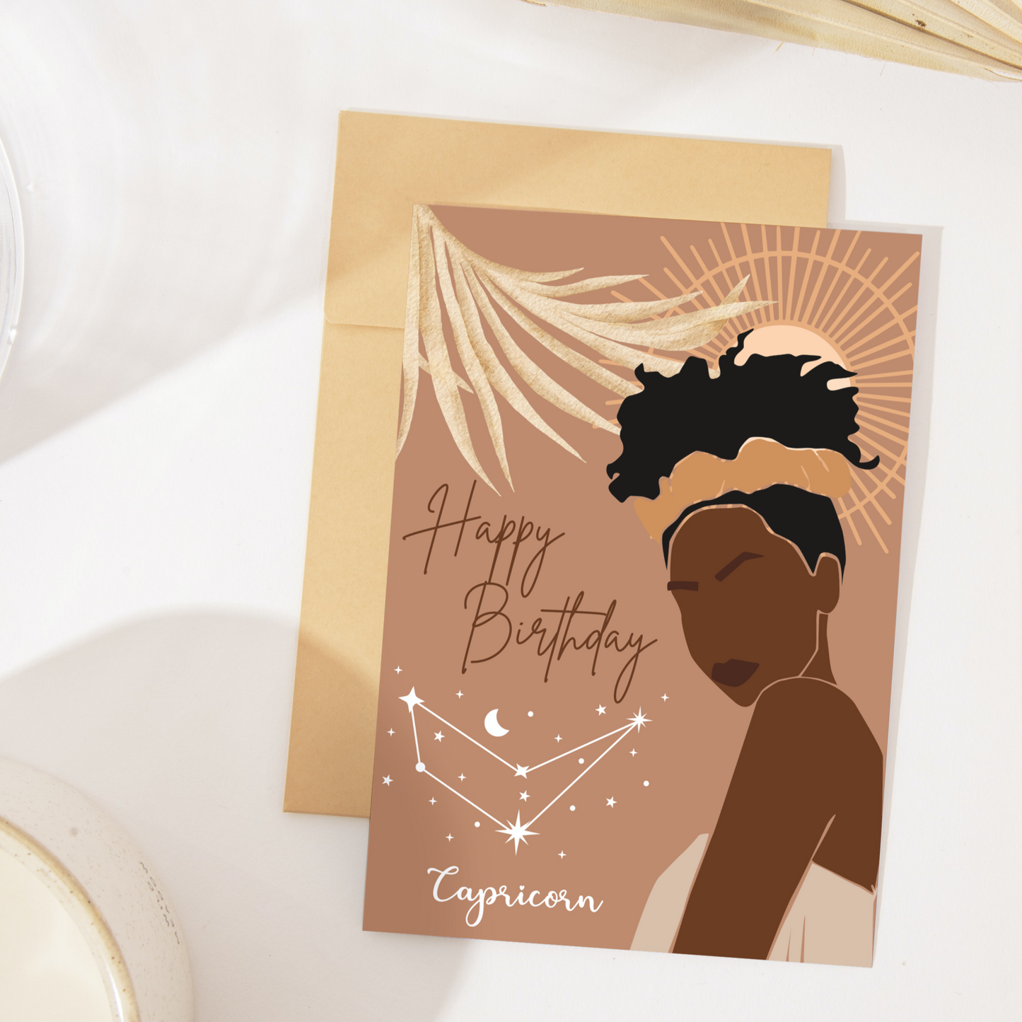 Capricorn Zodiac Card