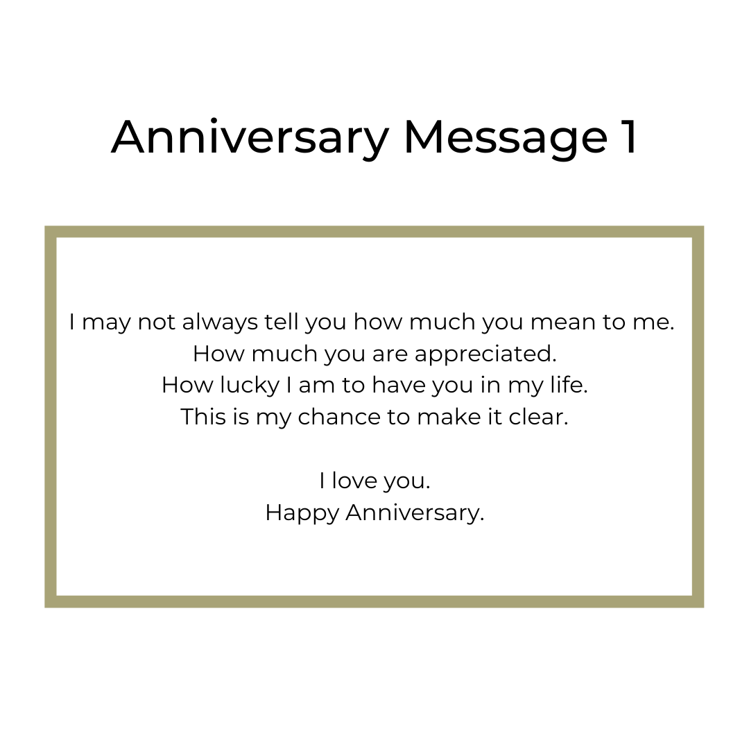 Love & Anniversary Messages