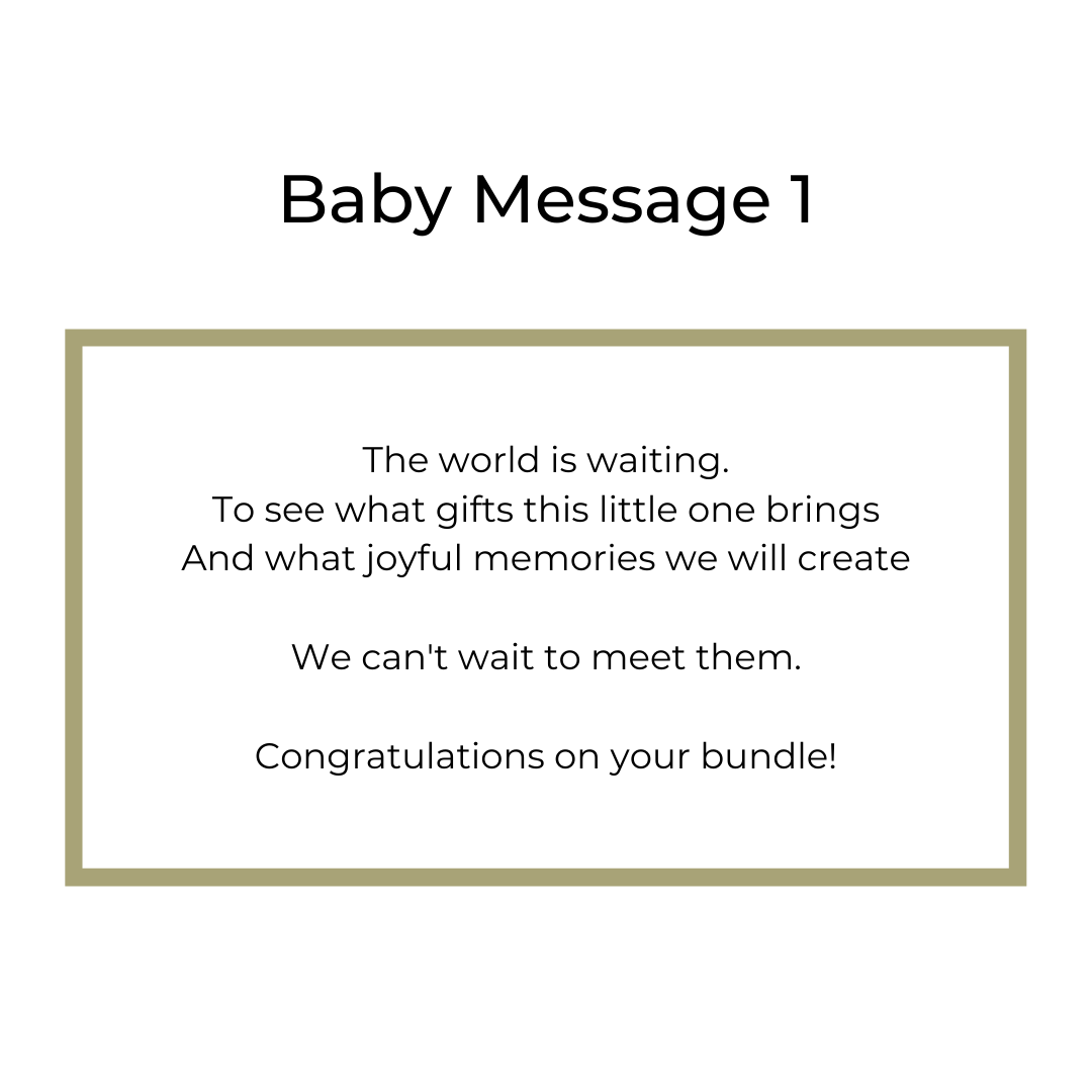 Baby & Mom Messages