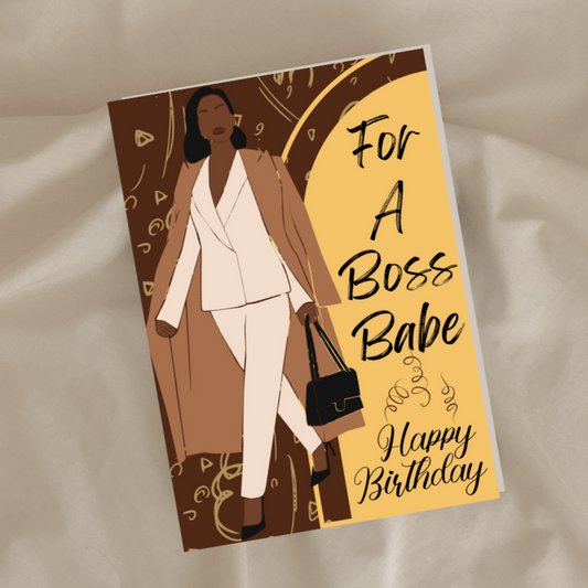 Boss Babe Birthday Card