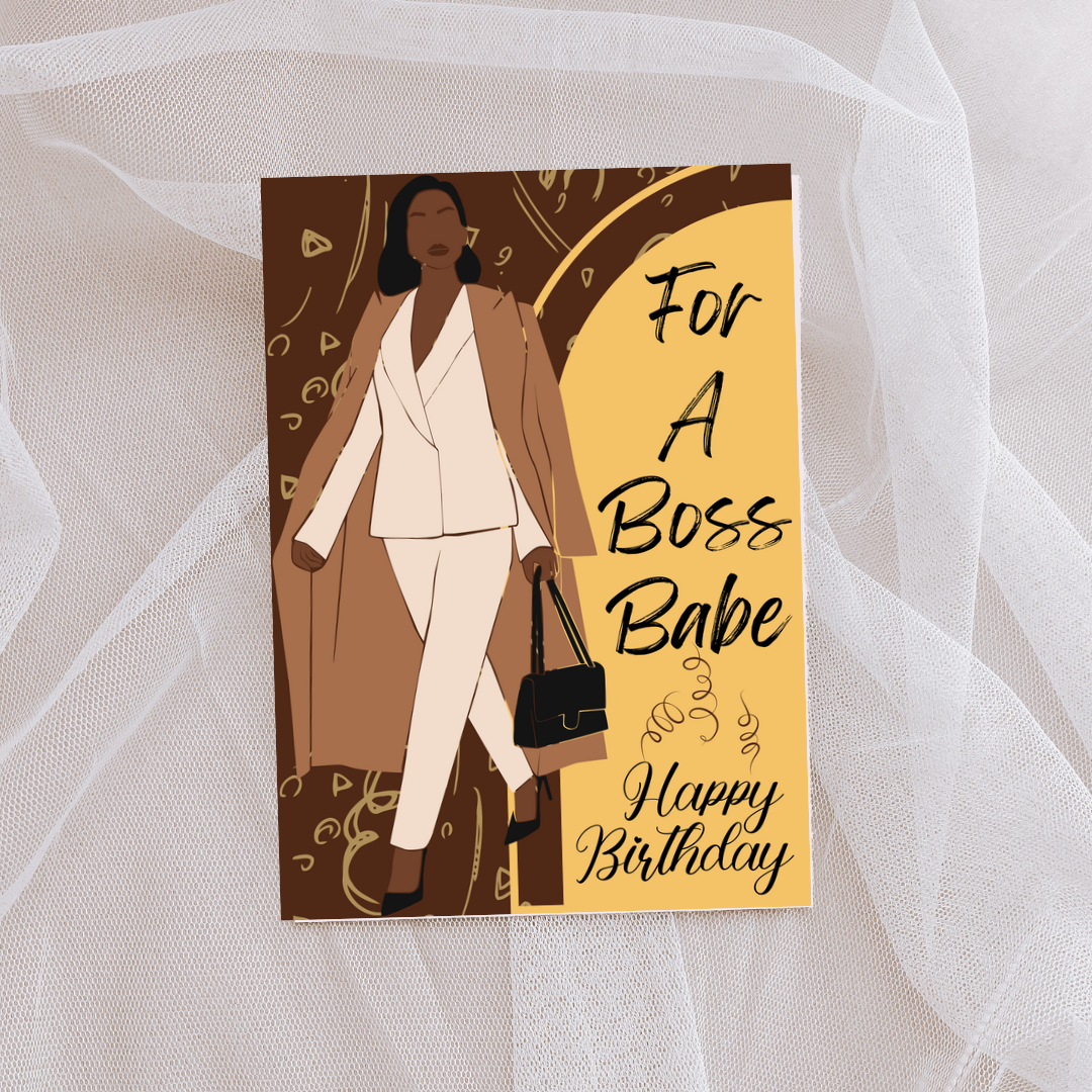 Boss Babe Birthday Card