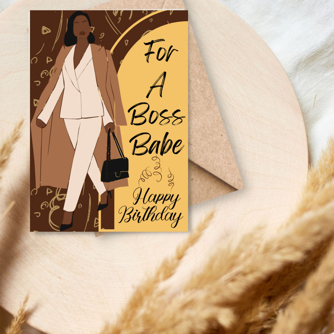 Boss Babe Birthday Card
