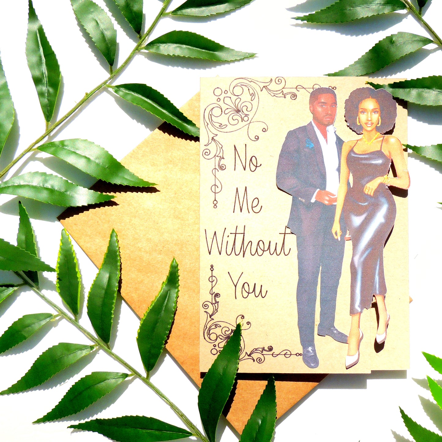 No Me African American Anniversary Greeting Card