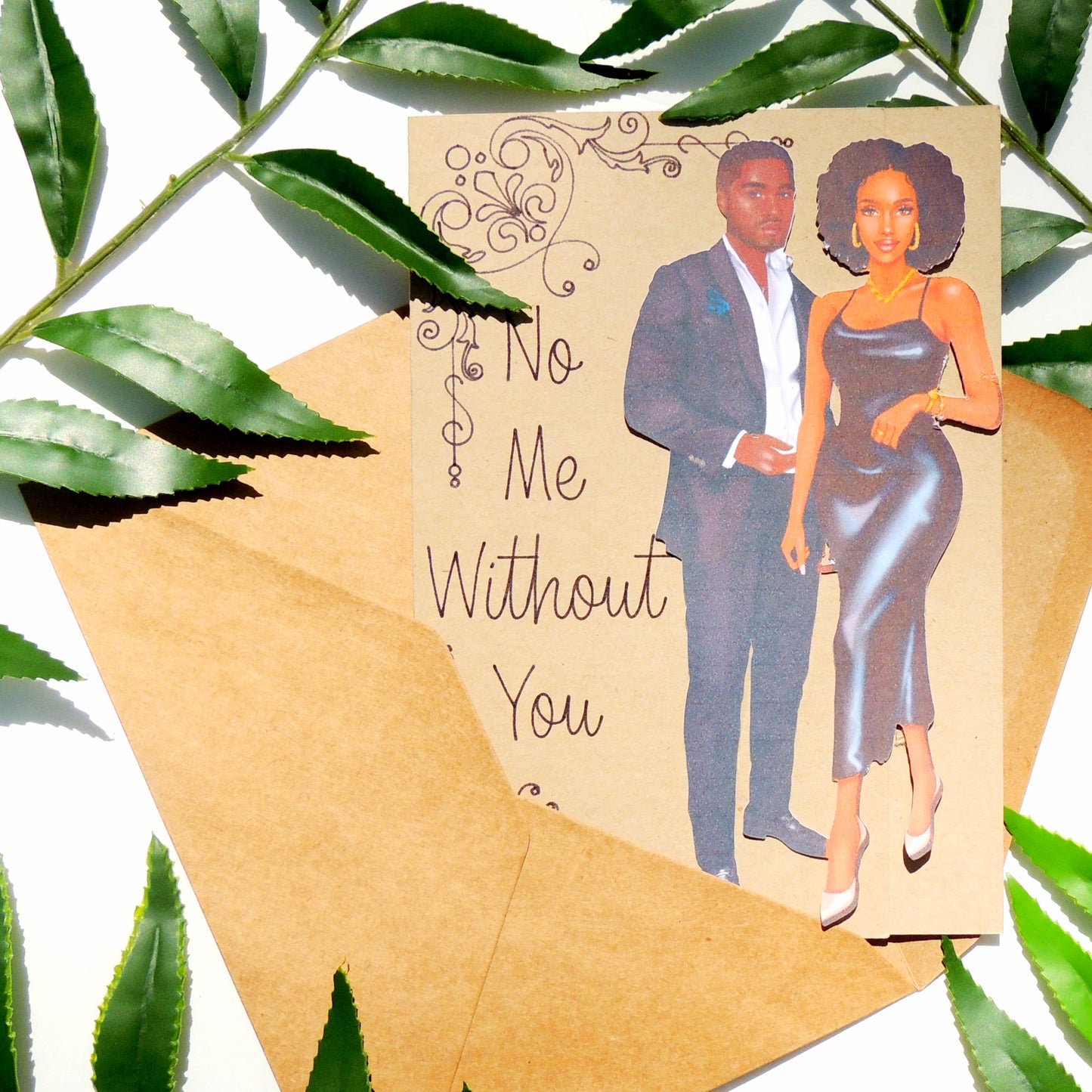 No Me African American Anniversary Greeting Card
