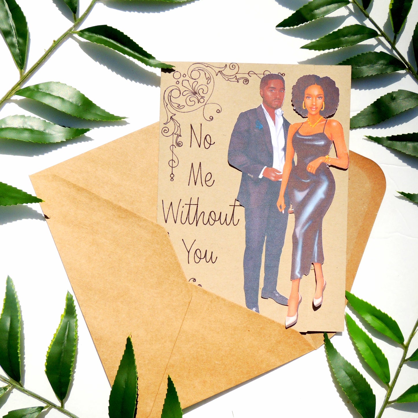 No Me African American Anniversary Greeting Card