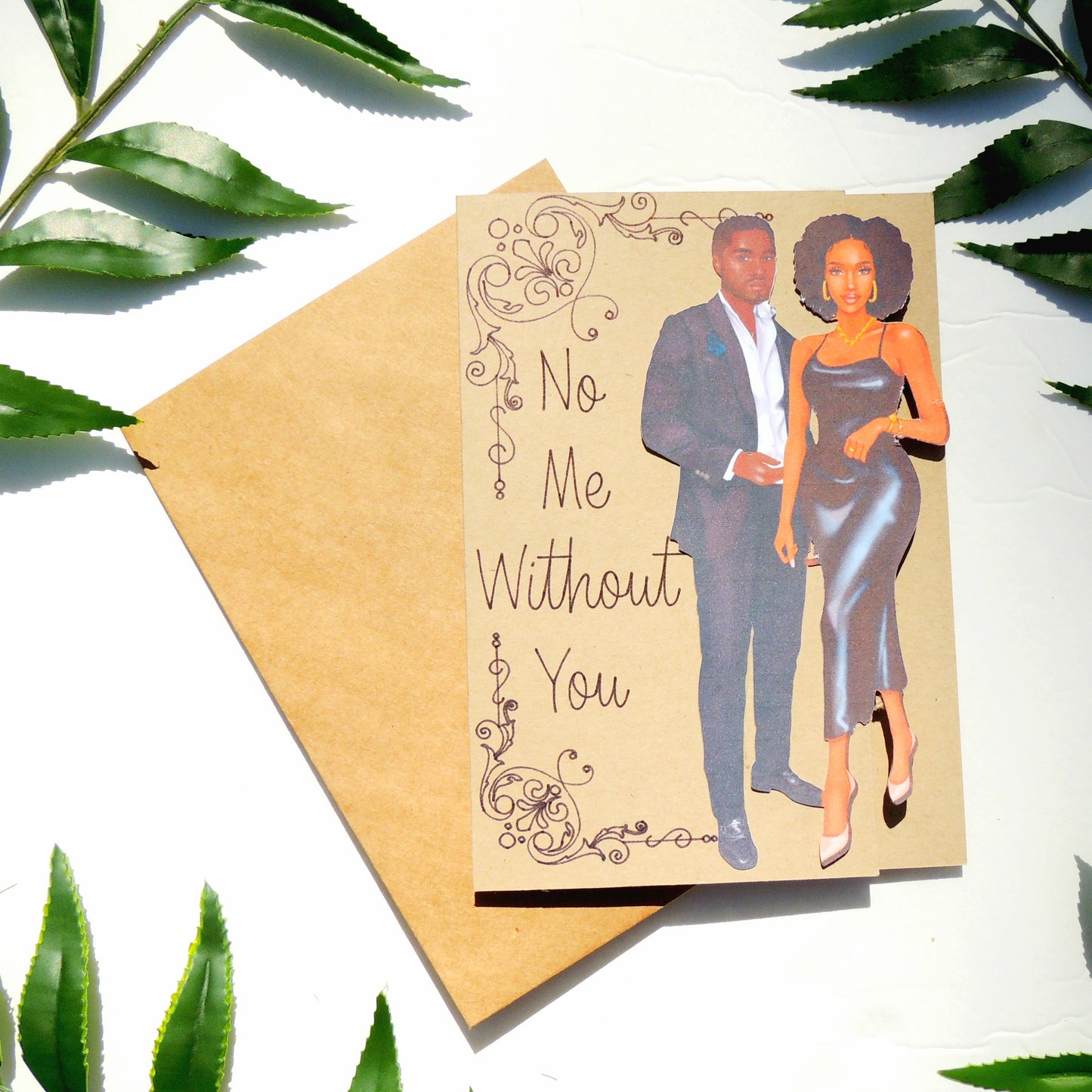 No Me African American Anniversary Greeting Card