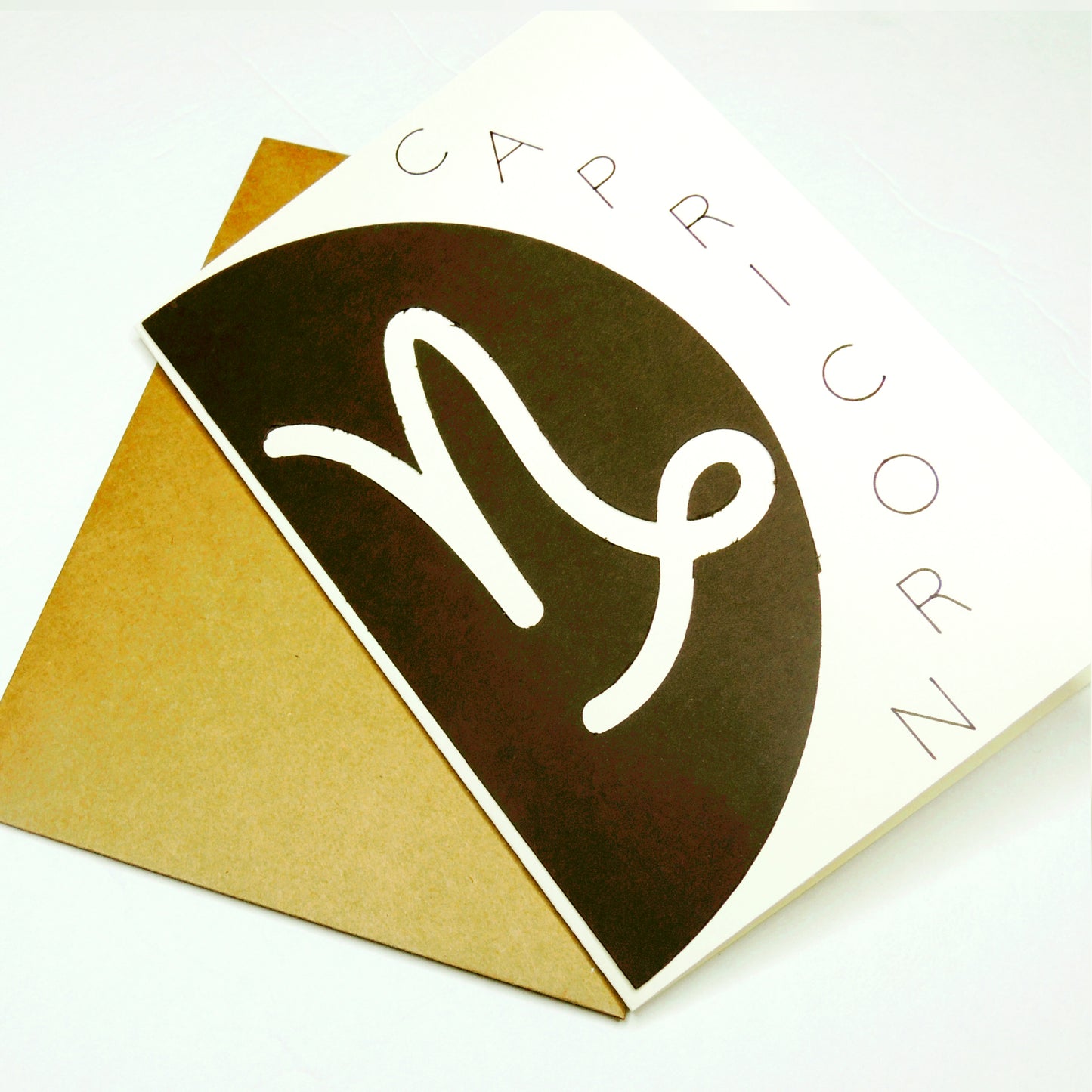 Neutral Capricorn Zodiac Greeting Card