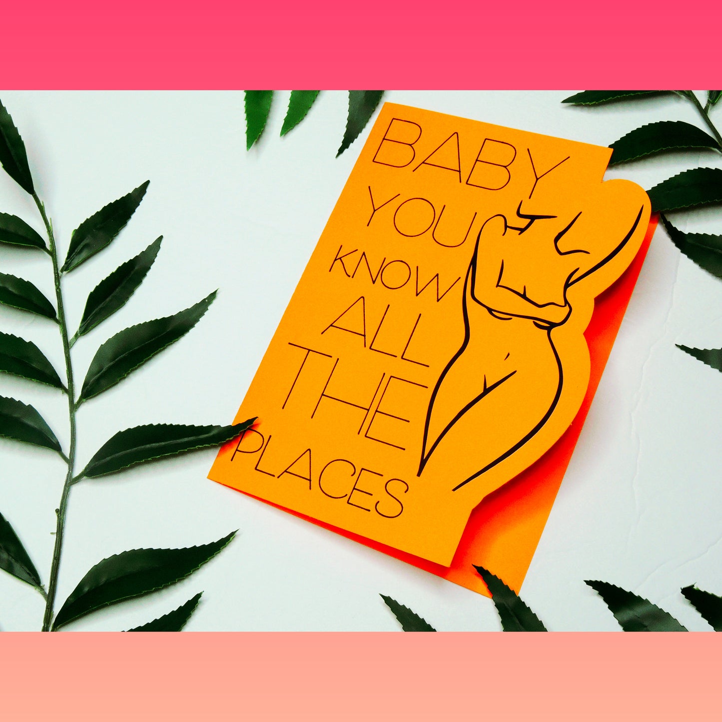 Line Art Sexy Love Card
