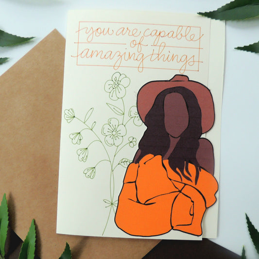 Amazing Things African American Greeting Card
