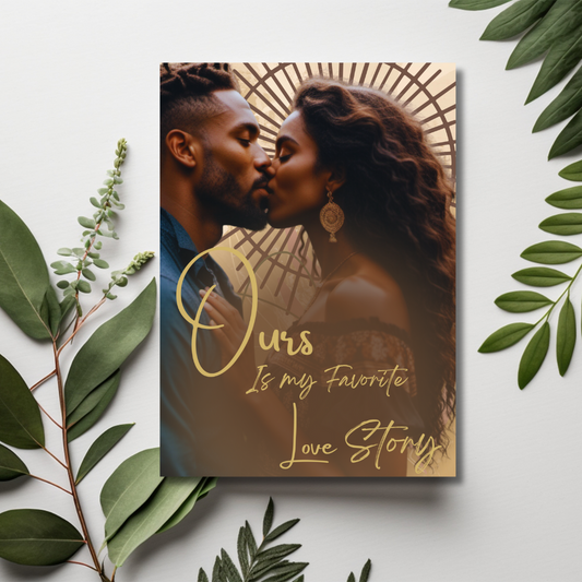 Favorite Love Story African American Greeting Card