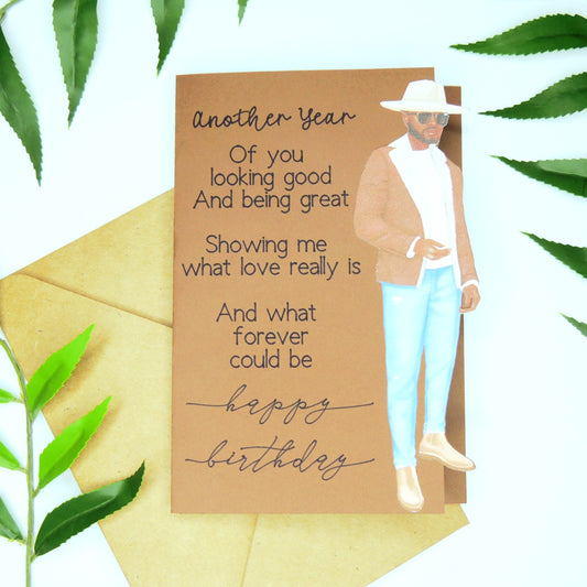 Dapper Bae Birthday Card