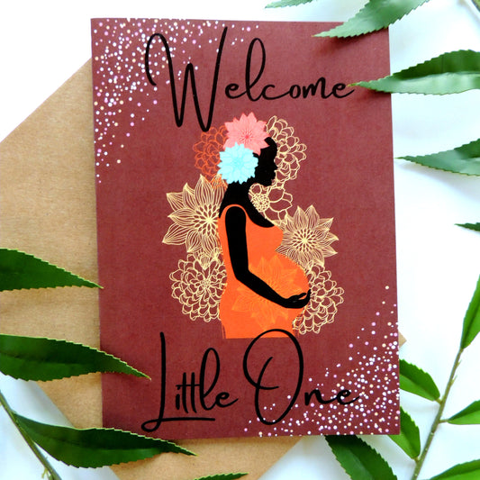 Welcome Little One Baby Shower Card