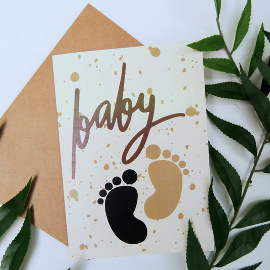 Neutral Baby Shower Card