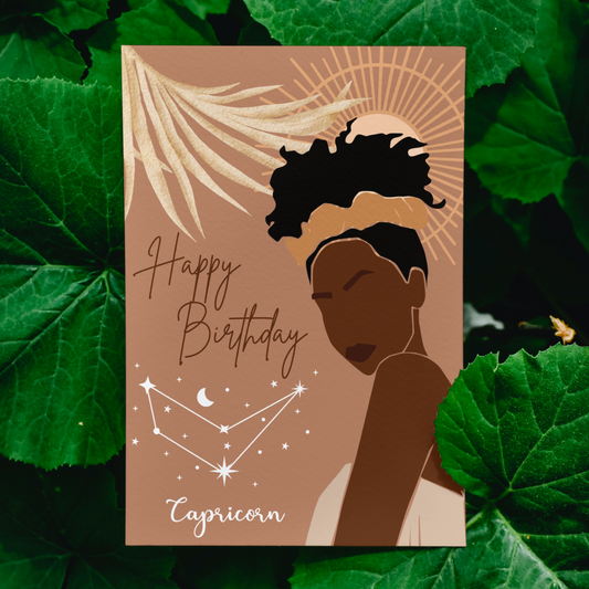 Capricorn Zodiac Card