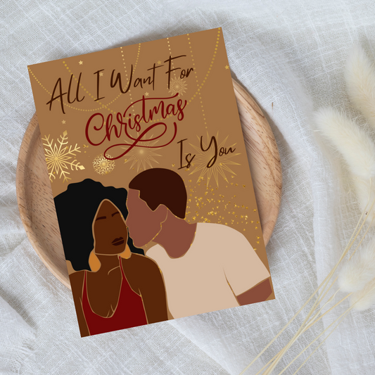 Romantic Couple Holiday Card